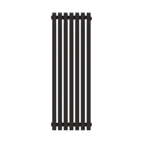 Радиатор КЗТО QUADRUM 60 V 1750-10 Чёрный матовый муар