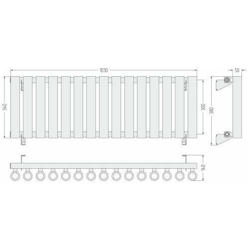 Кумир-0 300х1030 15 секций