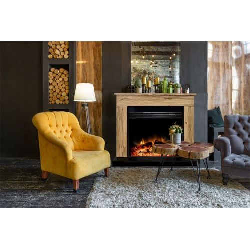 Портал Royal Flame Bergen 60 (Разборный) - Белый с черным