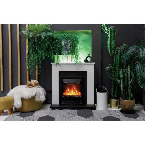 Портал Royal Flame Bergen 60 (Разборный) - Белый с черным