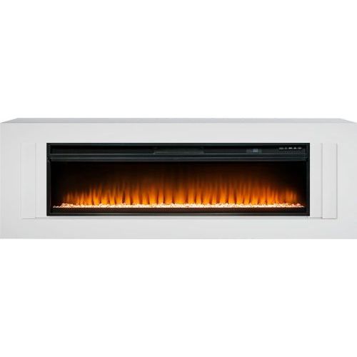 Каминокомплект Line 60 (Разборный) - Белый (Высота 645 мм) с очагом Vision 60 LED