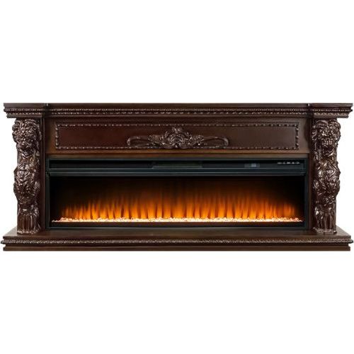 Каминокомплект Windsor 60 - Темный дуб с очагом Vision 60 LED
