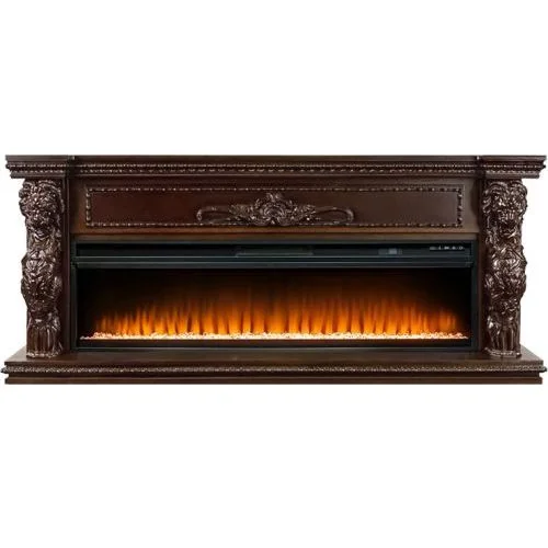 Каминокомплект Windsor 60 - Темный дуб с очагом Vision 60 LED