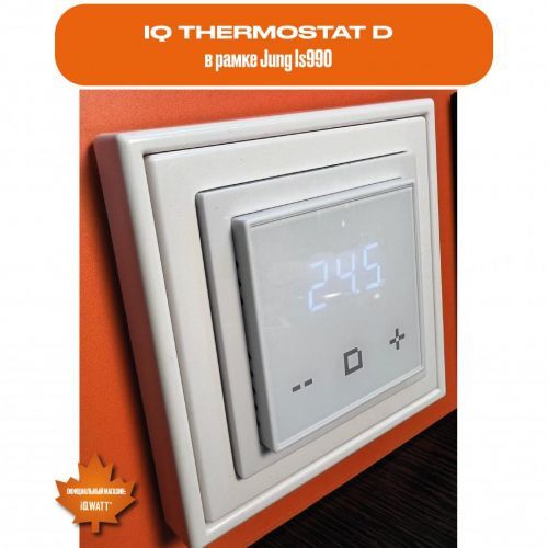 Терморегулятор IQ THERMOSTAT D черный матовый