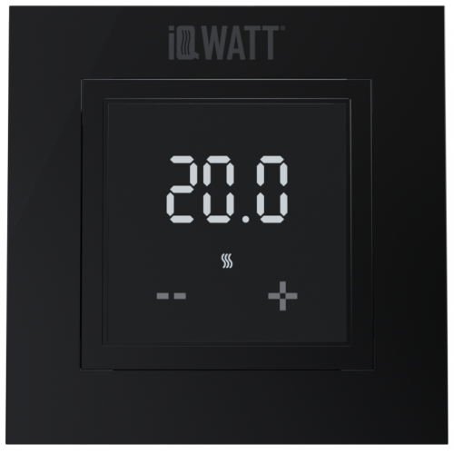 Терморегулятор IQ THERMOSTAT D черный матовый