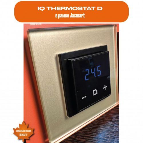 Терморегулятор IQ THERMOSTAT D черный матовый