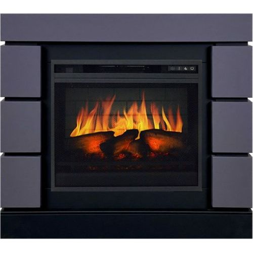 Каминокомплект Modern 23 (Разборный) - Серый графит с очагом Vision 23 EF LED 3D FX