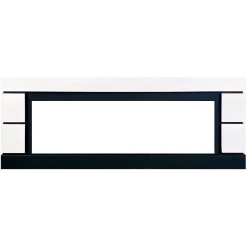 Портал Royal Flame Modern 60 (Разборный) - Белый с черным