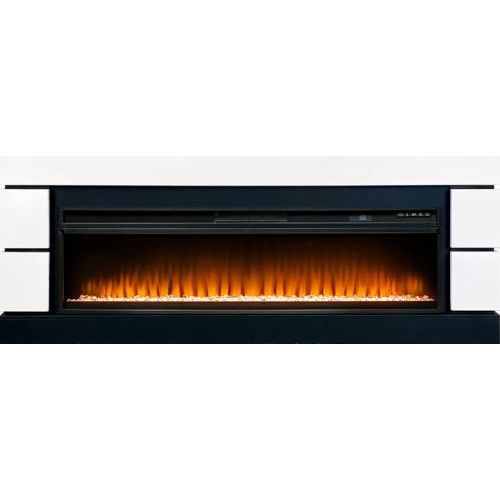 Каминокомплект Modern 60 (Разборный) - Белый с черным с очагом Vision 60 LED
