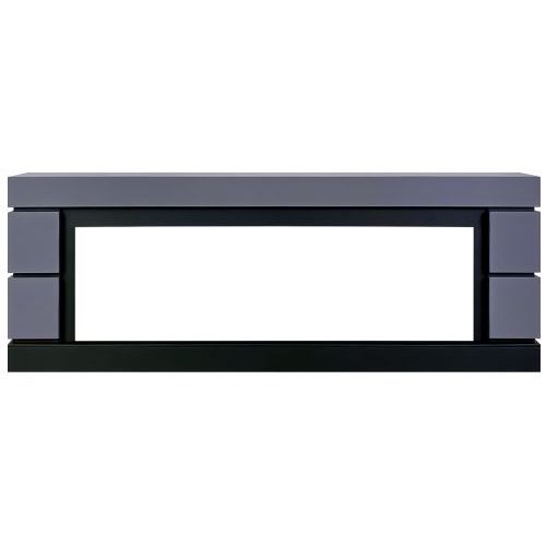 Портал Royal Flame Modern 60 (Разборный) - Серый графит с черным