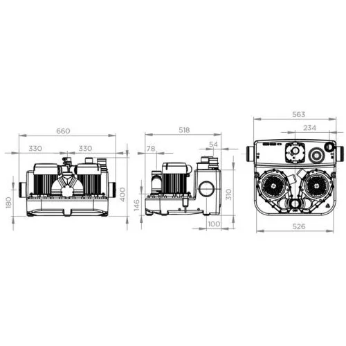 Санинасос SFA SANICUBIC 2 HP