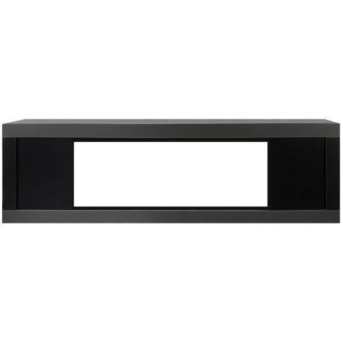 Каминокомплект Портал-тумба Concord (Разборный) - Серый графит с черным с очагом Crystal 50 RF