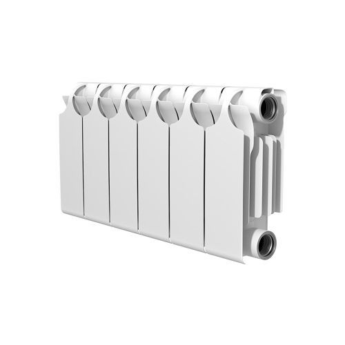 Радиатор биметаллический ТЕПЛОПРИБОР БР1-200-6 секций, боковое подключение