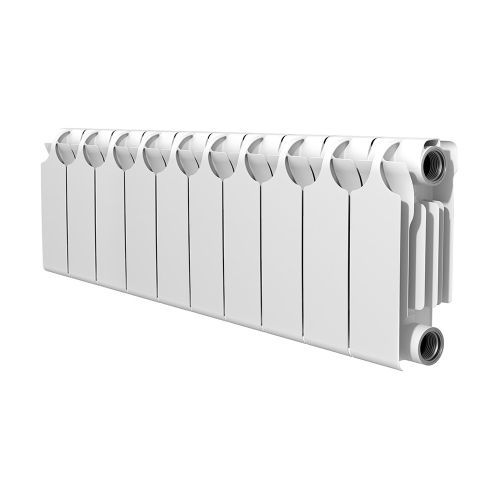 Радиатор биметаллический ТЕПЛОПРИБОР БР1-200-10 секций, боковое подключение