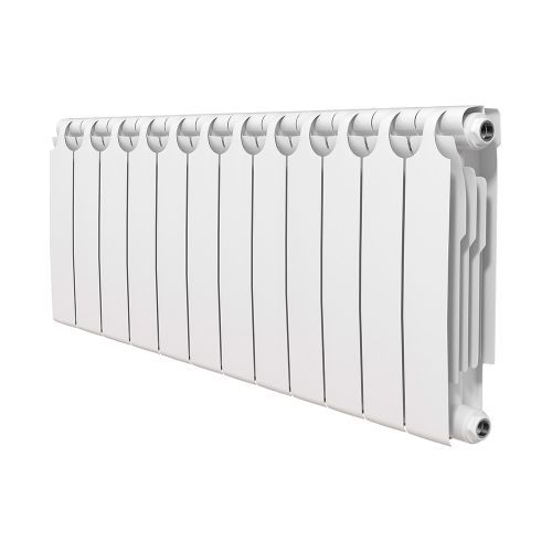 Радиатор биметаллический ТЕПЛОПРИБОР БР1-350/12, 12 секций, боковое подключение