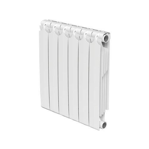 Радиатор биметаллический ТЕПЛОПРИБОР БР1-500/06, 6 секций, боковое подключение