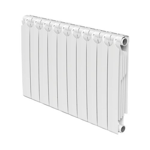 Радиатор биметаллический ТЕПЛОПРИБОР БР1-500/10, 10 секций, боковое подключение