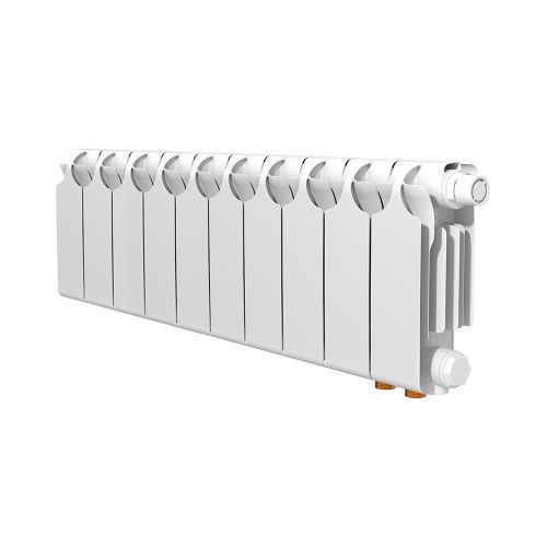 Радиатор биметаллический ТЕПЛОПРИБОР БР1-200/10 НПП, 10 секций, нижнее подключение