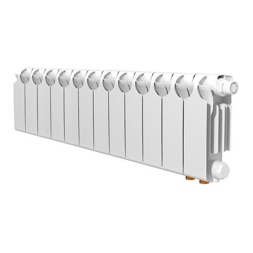 Радиатор биметаллический ТЕПЛОПРИБОР БР1-200/12 НПП, 12 секций, нижнее подключение