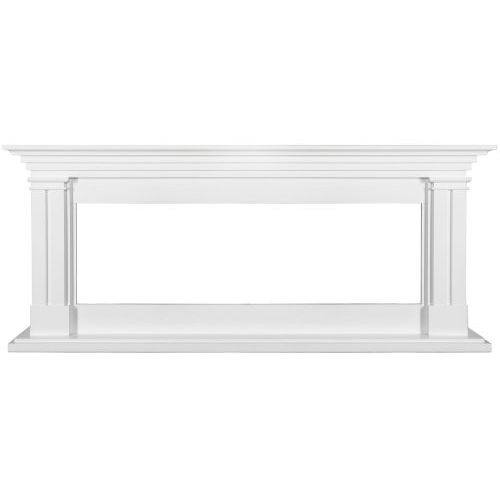 Каминокомплект Lyon 60 - Белый с очагом Vision 60 LOG LED