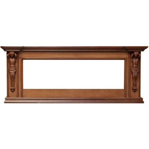 Каминокомплект Sparta 60 - Орех с очагом Vision 60 LOG LED