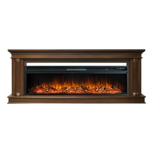 Каминокомплект Rome 60 - Каштан с очагом Vision 60 LOG LED