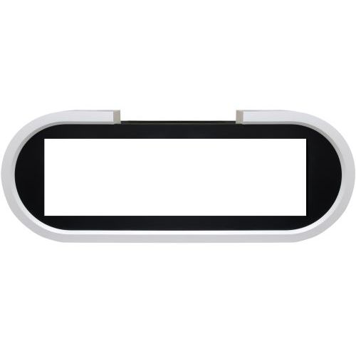 Каминокомплект Soho - Белый с черным с очагом Vision 60 LOG LED