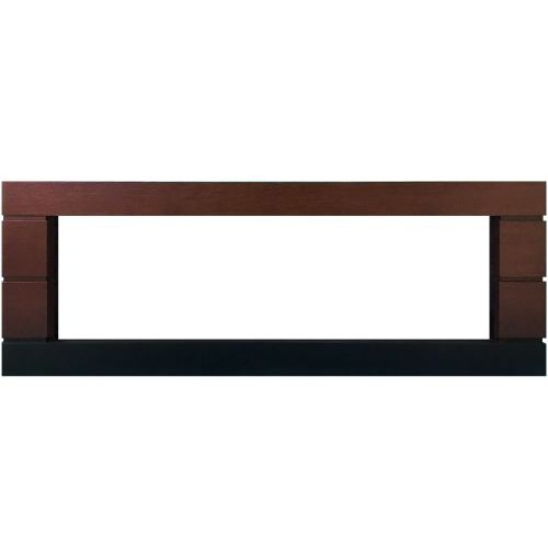 Каминокомплект Modern - Темный дуб с черным с очагом Vision 60 LOG LED