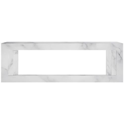 Каминокомплект Line 60 SFT White Marble (Разборный) - Белый мрамор с очагом Vision 60 LOG LED