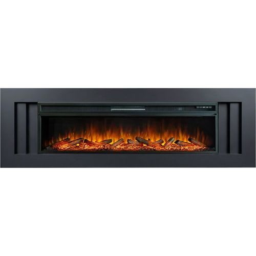 Каминокомплект Line 60 (Разборный) - Серый графит с очагом Vision 60 LOG LED