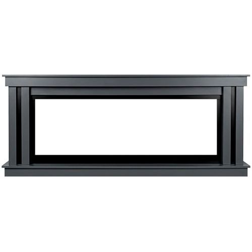 Каминокомплект Cosmo 60 (Разборный) - Серый графит с черным с очагом Vision 60 LOG LED