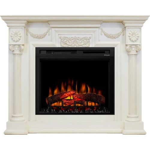 Каминокомплект London - Слоновая кость с очагом XHD28L-INT