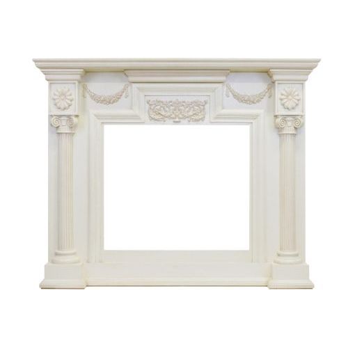 Каминокомплект London - Слоновая кость с очагом XHD28L-INT