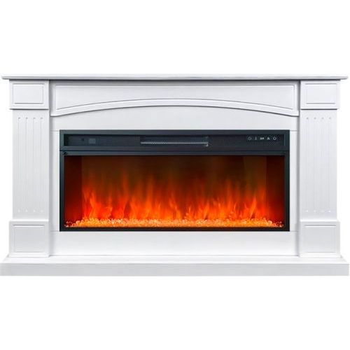 Каминокомплект Boston 42 SFT (Разборный) - Белый с очагом Vision 42 LED