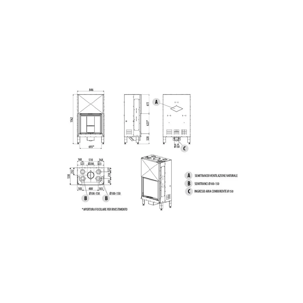MCZ Plasma 75 прямое стекло
