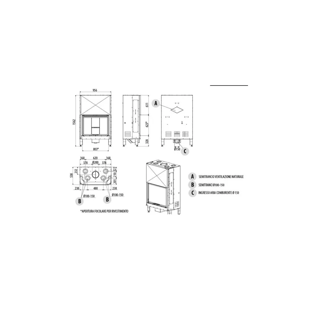 MCZ Plasma 85 прямое стекло