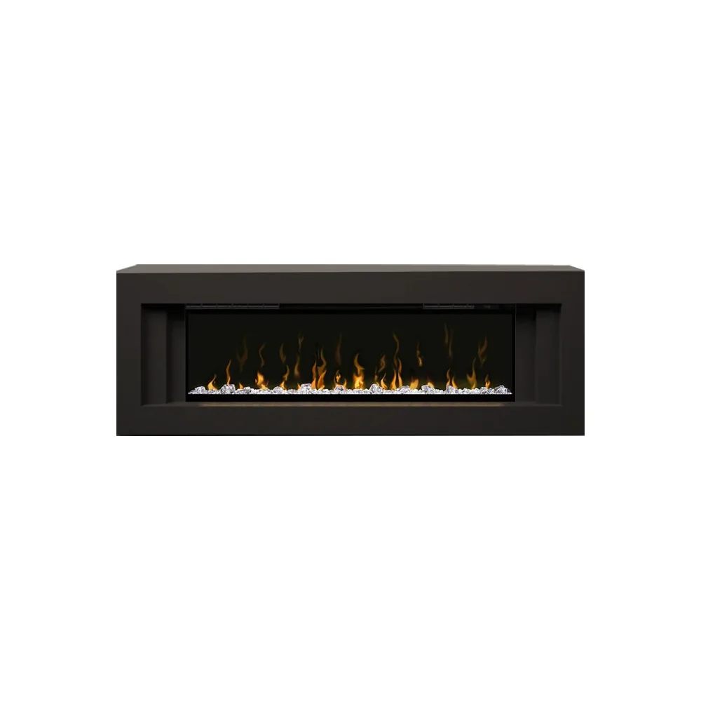 Каминокомплект Line - Черный с очагом Ignite XLF50