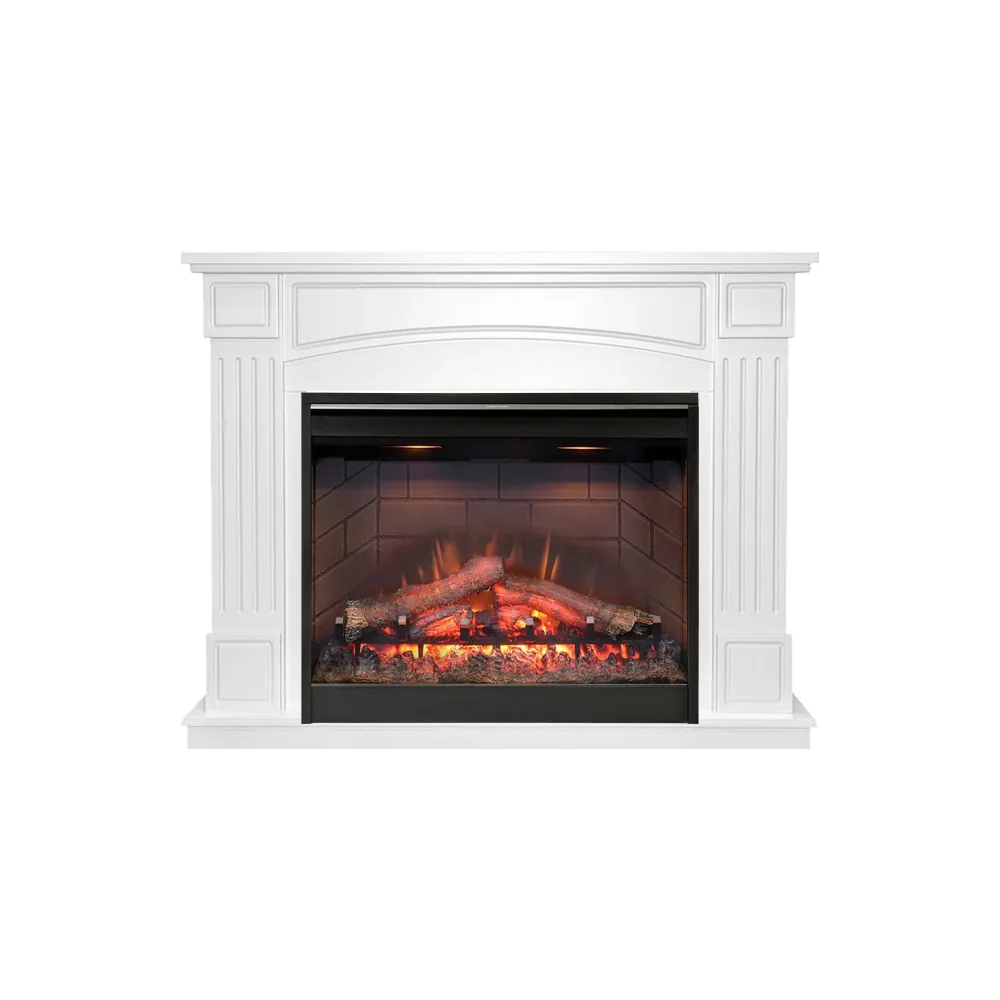 Каминокомплект Boston - Белый с очагом Symphony 26'' DF2608-INT