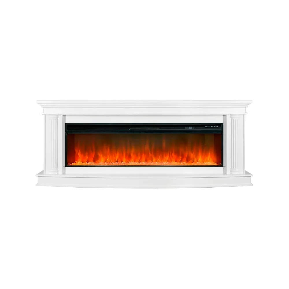Каминокомплект Rome 60 - Белый с очагом Vision 60 LED