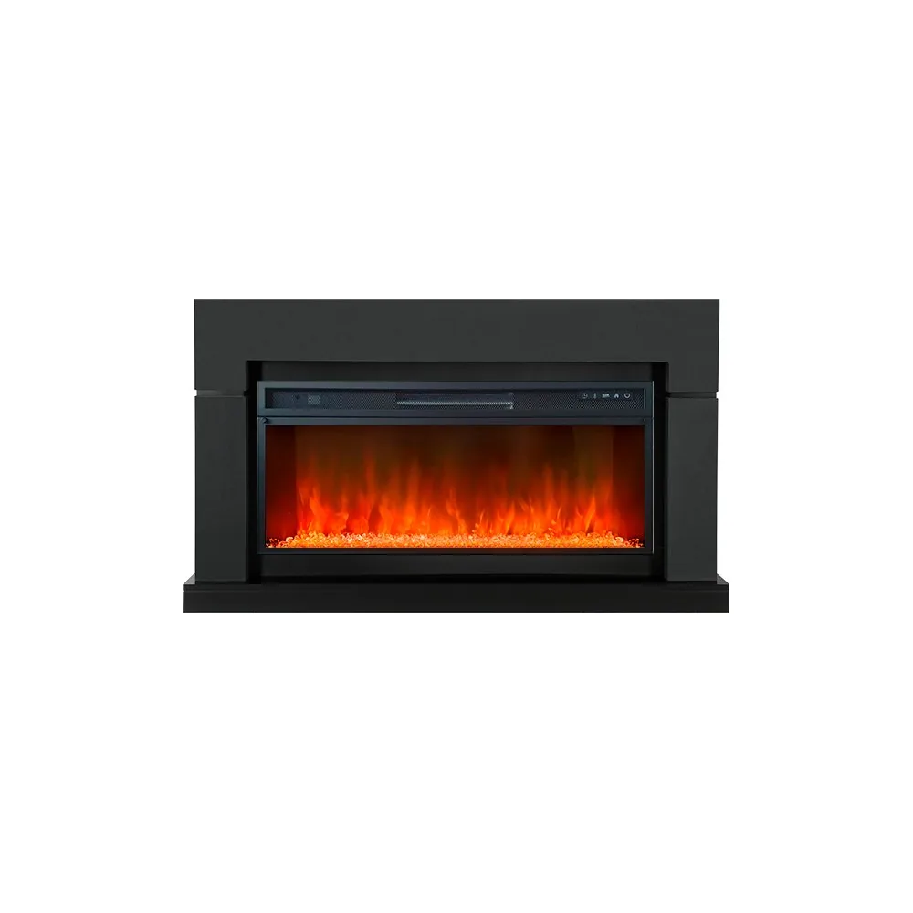 Каминокомплект Lindos - Серый графит (Ширина 1470мм) с очагом Vision 42 LED