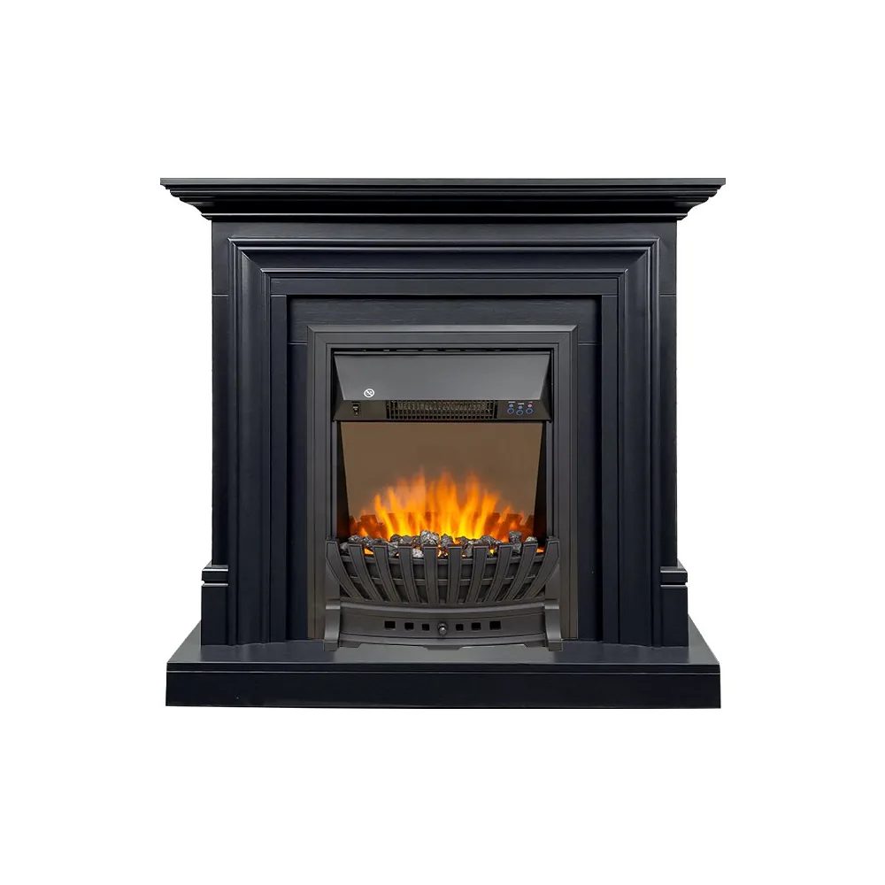 Каминокомплект Bradford - Серый графит с очагом Aspen Black