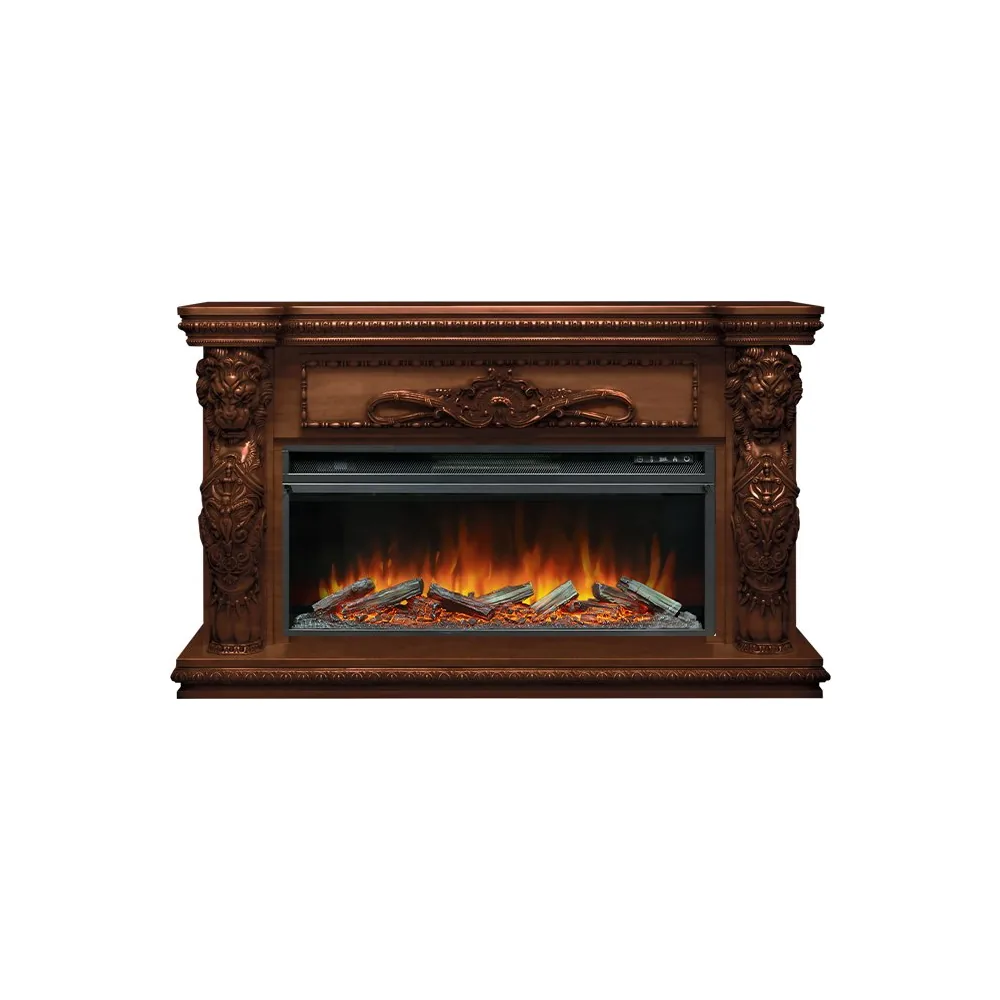 Каминокомплект Windsor 42 - Темный дуб с очагом Vision 42 LOG LED
