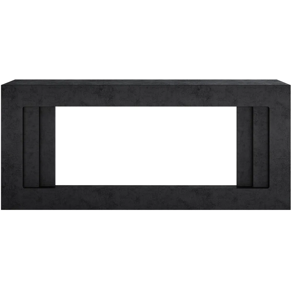 Каминокомплект Line 42 Dark Grey - Темный серый с очагом Vision 42 LOG LED