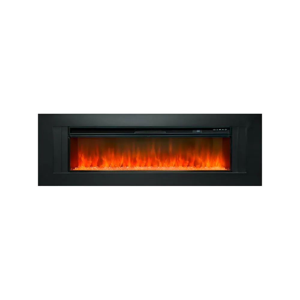 Каминокомплект Line 60 CRM (Разборный) - Санд блэк с очагом Vision 60 LED