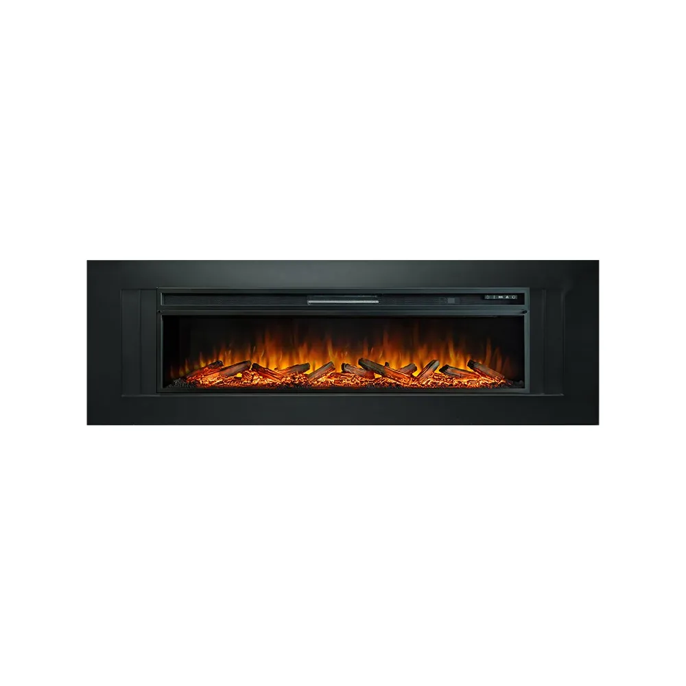 Каминокомплект Line 60 CRM (Разборный) - Санд блэк с очагом Vision 60 LOG LED