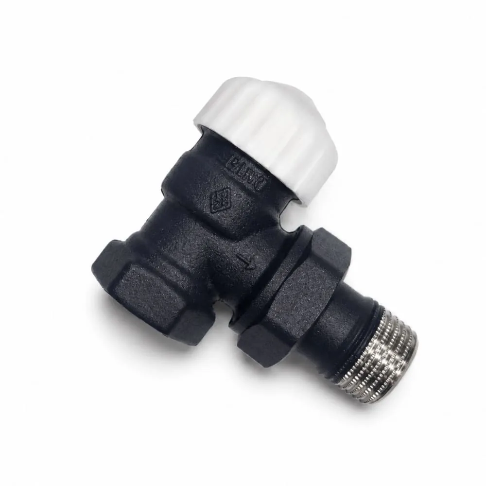 Клапан терморегулирующий угловой Calypso exact ½, арт. 3451-02.000 RAL 1M184SB144