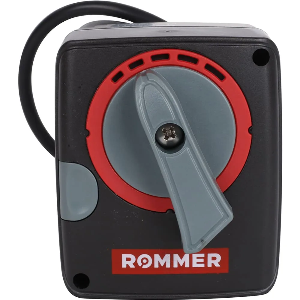 ROMMER Сервопривод 24V c регулировкой по сигналу 0-10V, 60s, 120s/90°