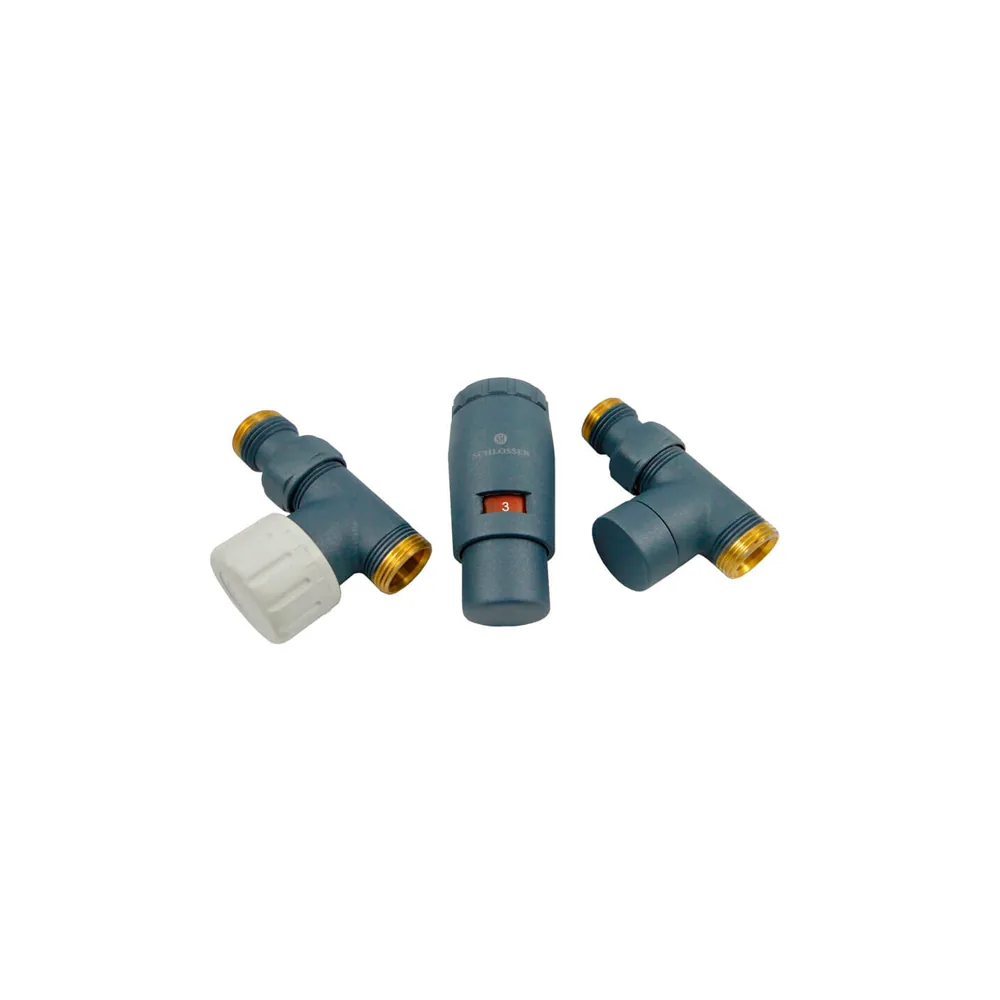 Комплект Schlosser прямой GZ1/2 x M22x1,5 с головкой Мини M30x1,5, Ral