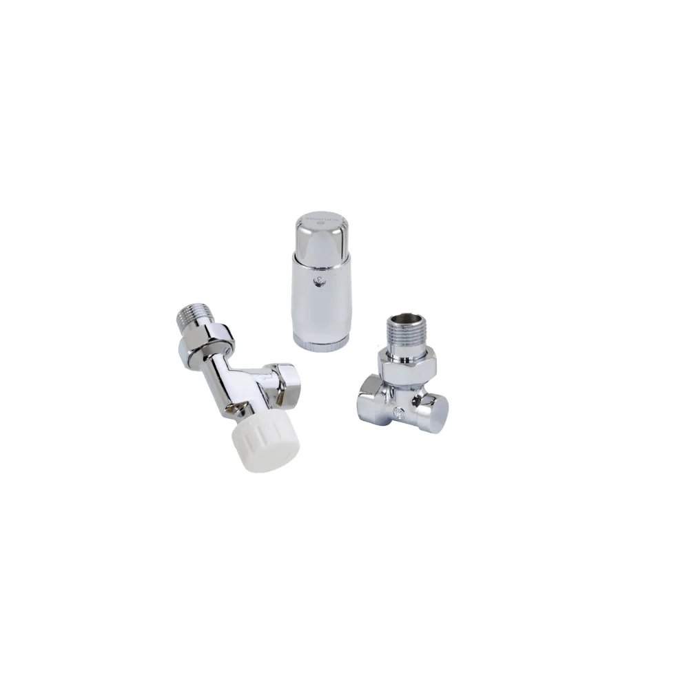 Комплект аксиальный Schlosser DN15 GZ 1/2* GW 1/2 с головкой Мини M30*1,5, Хром
