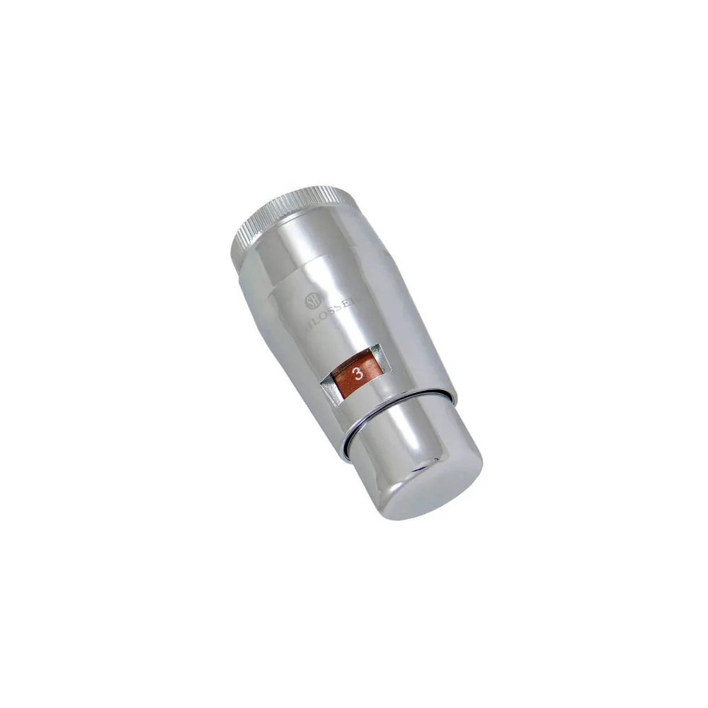 Термостатическая головка Schlosser MINI M30x1,5, Хром